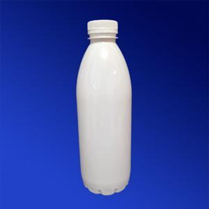 Бутылка 1000мл PET  белая с крышкой диаметр горловины 3,8см h26,8см диаметр дна 7,0см