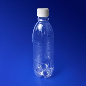 Бутылка  500мл PET прозрачная с крышкой диаметр горловины 2,8см h22,0см диаметр дна 6,0см