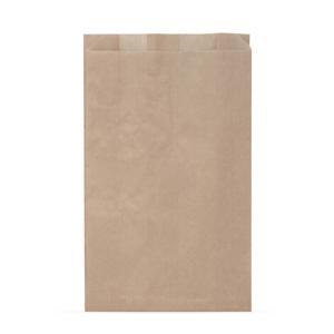 Пакет бумажный V-дно 30х17х6см коричневый 40гр/м2 50 шт/уп