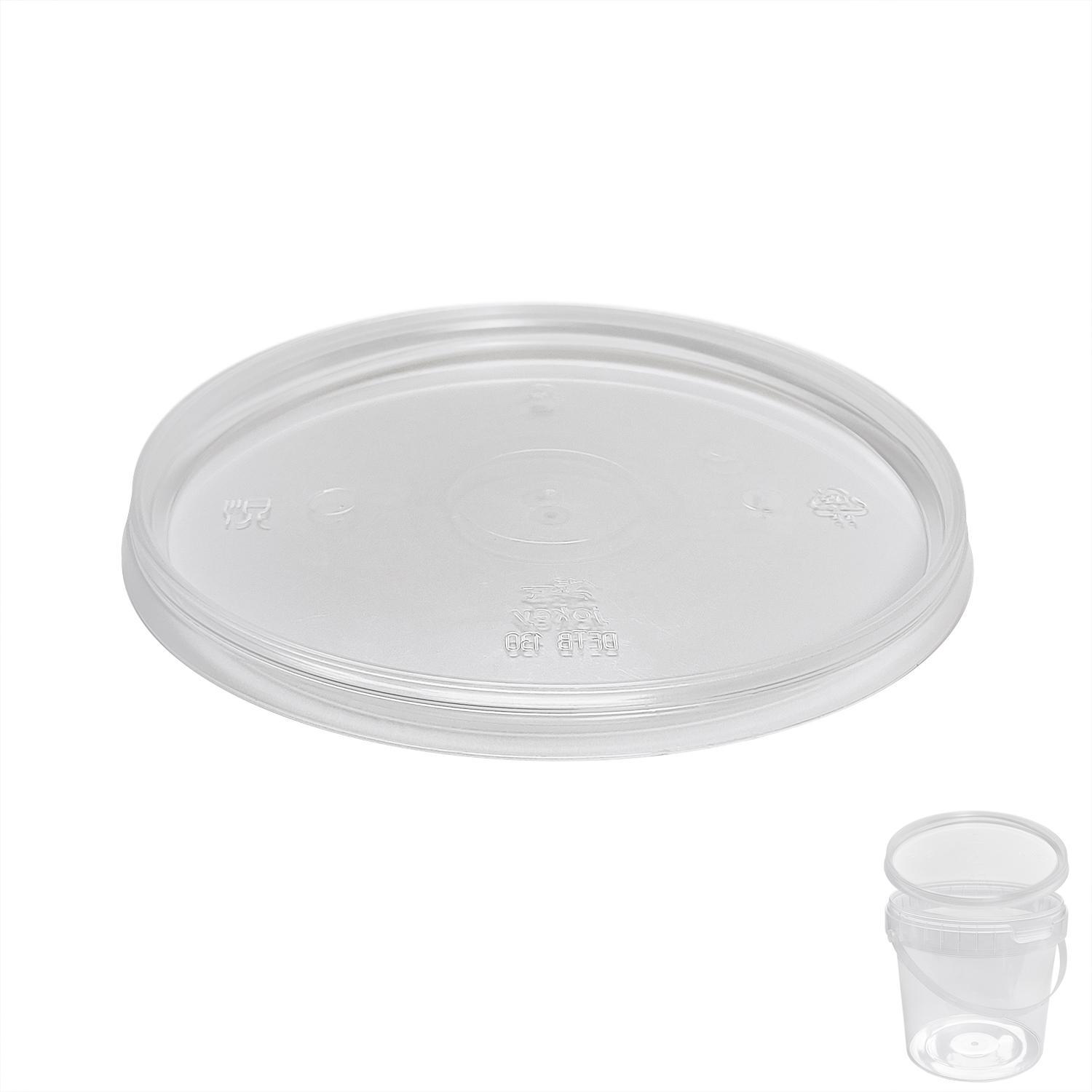 Крышка к ведерку d13см 1000мл 000039JD прозрачная PP