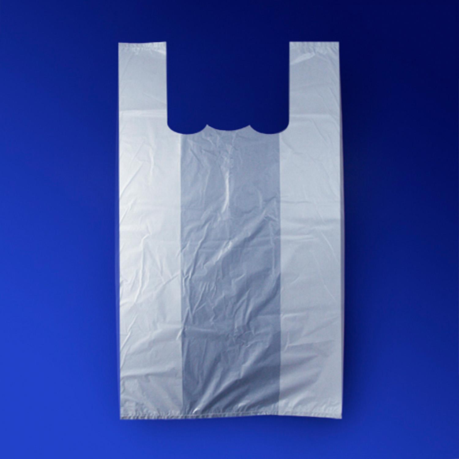 Пакет п/эт белый майка 45х70см 19мк 30шт/уп