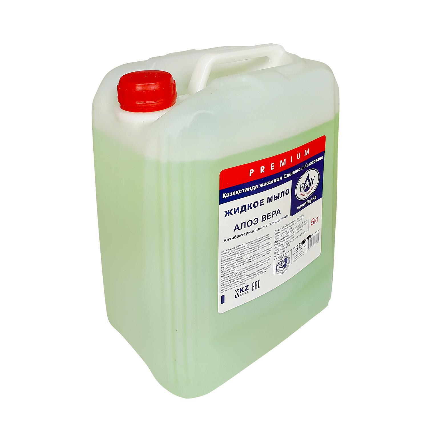 Мыло жидкое FAY 5л Алое Вера канистра