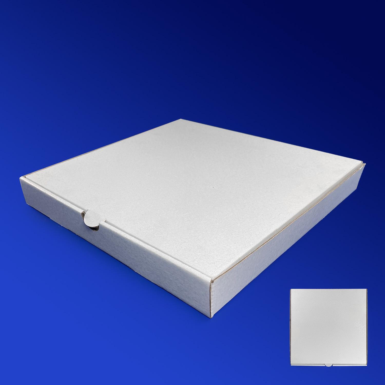 Пицца-коробка гофра 30х30х3,5см белая 50шт/уп