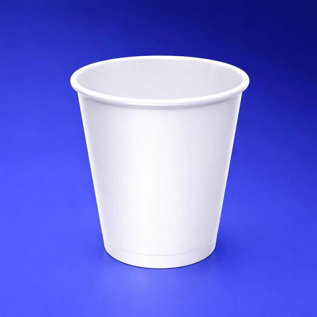 Стакан пластиковый PP 200мл белый d7,5см h8,4см 30шт/уп