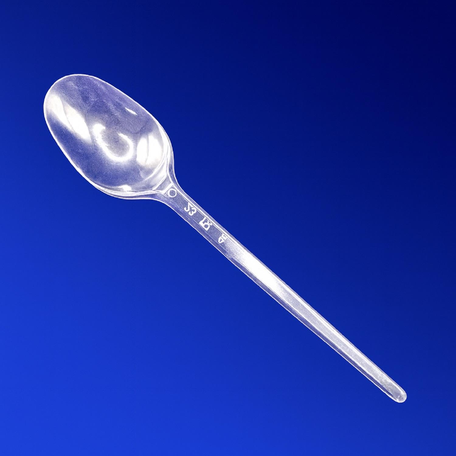 Ложка столовая 16,0см прозрачная компакт 50шт/уп 2000шт/кор