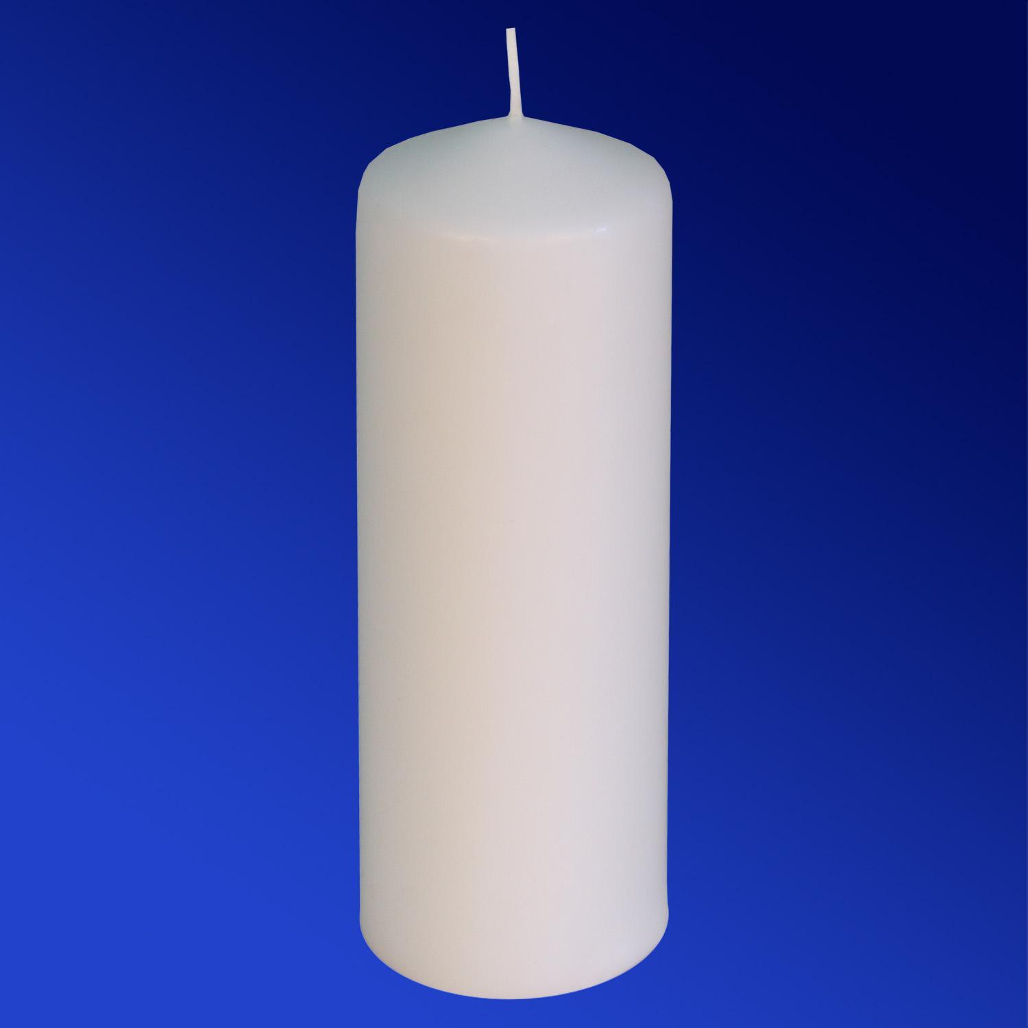 Свеча d 7,0х20,0см белая 1шт/уп