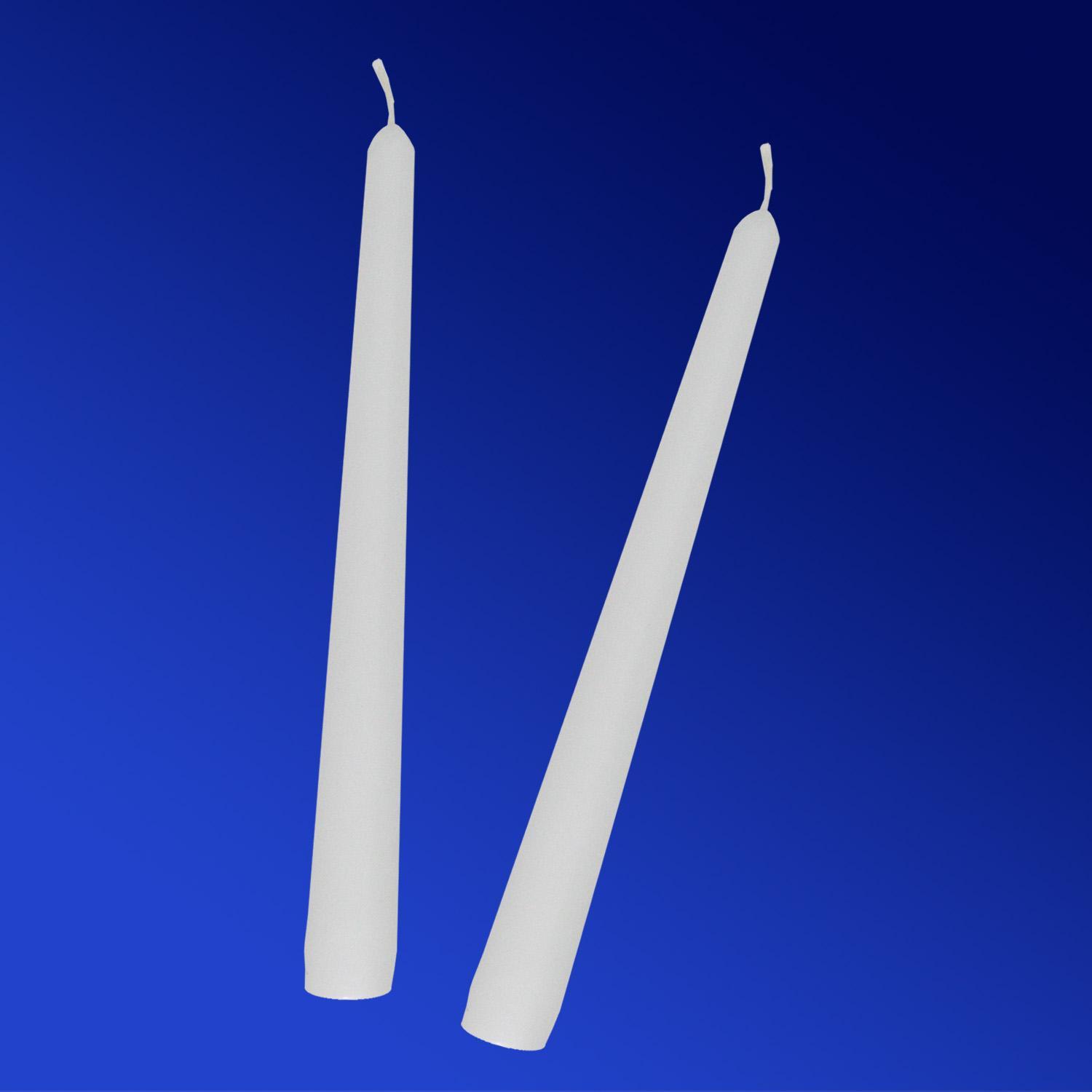 Свеча Античная  d2х25см белая 50шт/уп