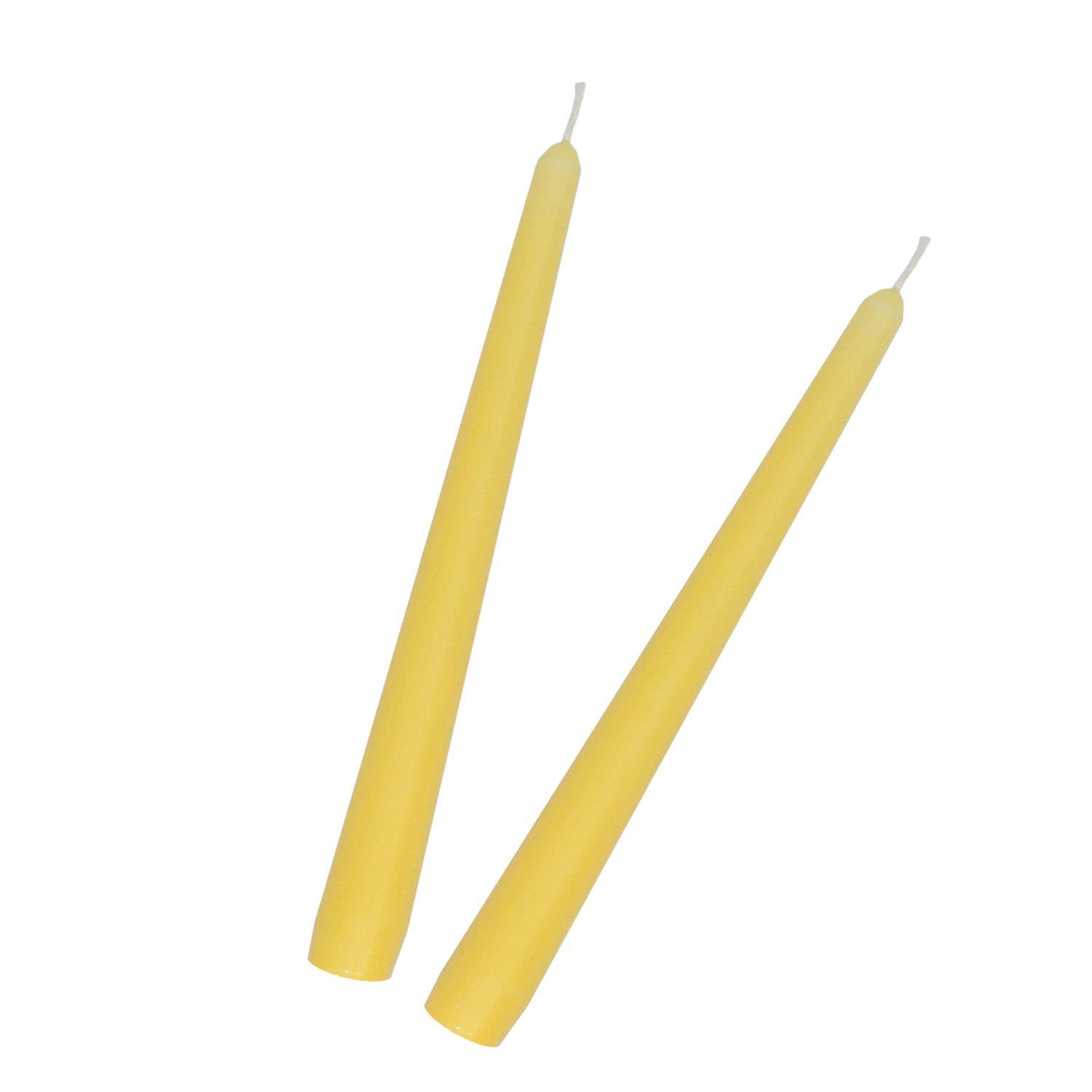 Свеча Античная  d2х25см желтая 50шт/уп