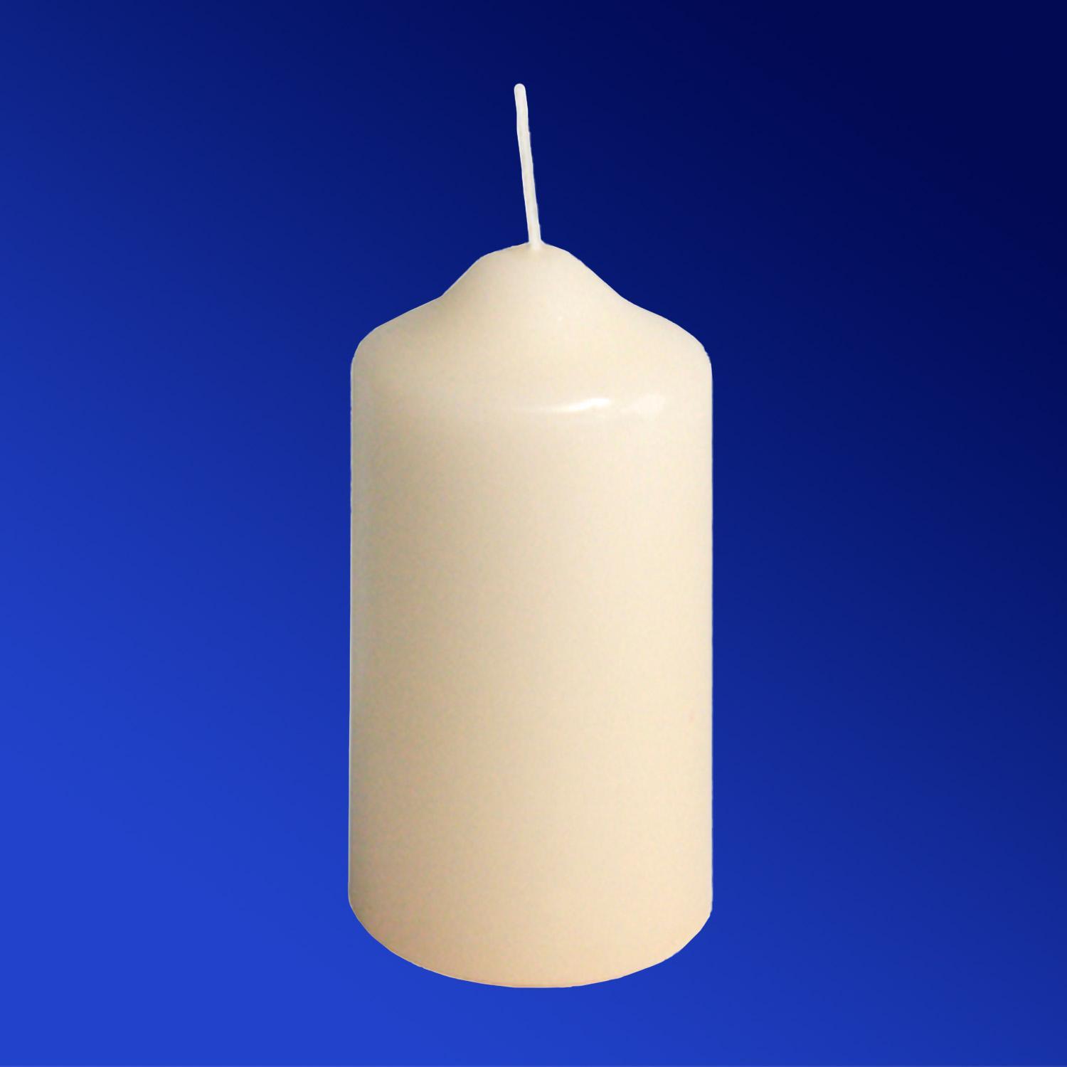 Свеча d 5,0х10см кремовая 8шт/уп