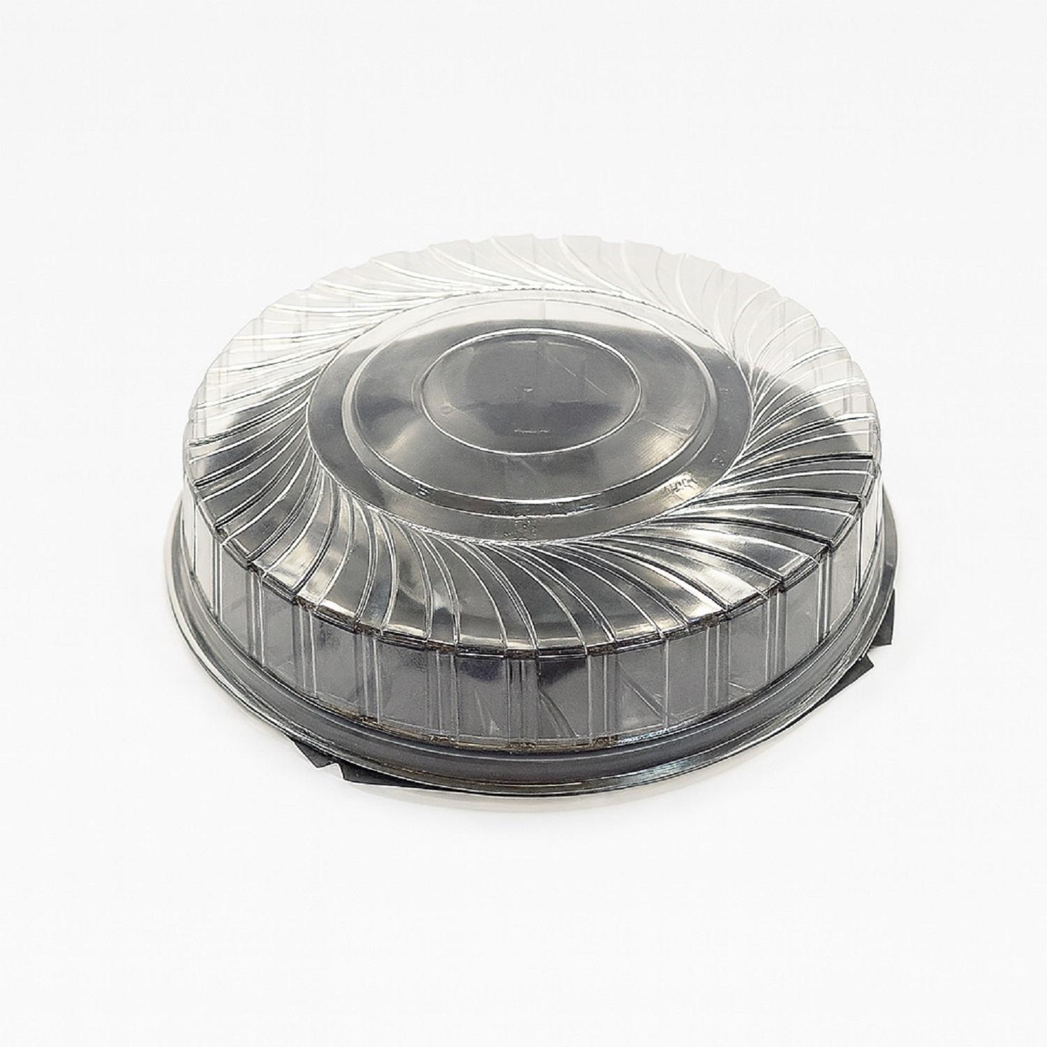 Крышка к упаковке для торта d26,6х6,0см внутр ПЭТ прозрачная  80 шт/кор