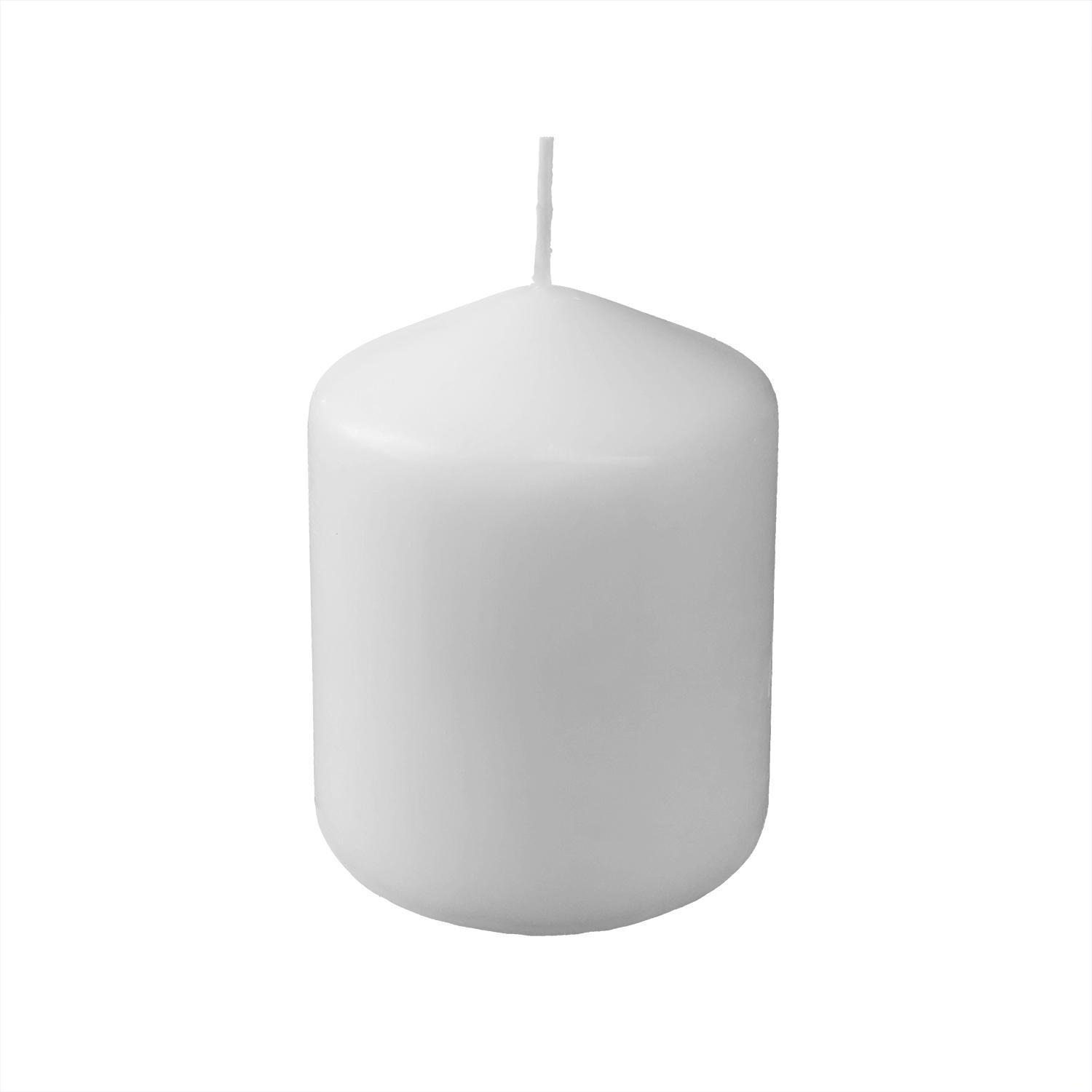 Свеча d 8,0х10,0см белая 1шт/уп