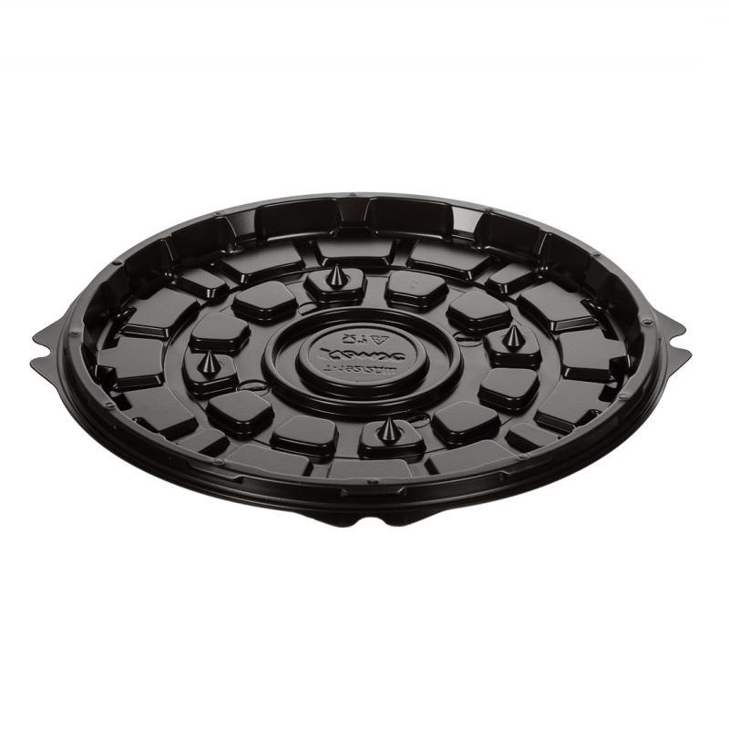 Дно к упаковке для торта d19,2см внутр и d21,5 см внешн PS коричневое  190 шт/кор Т-192/2ДШ,