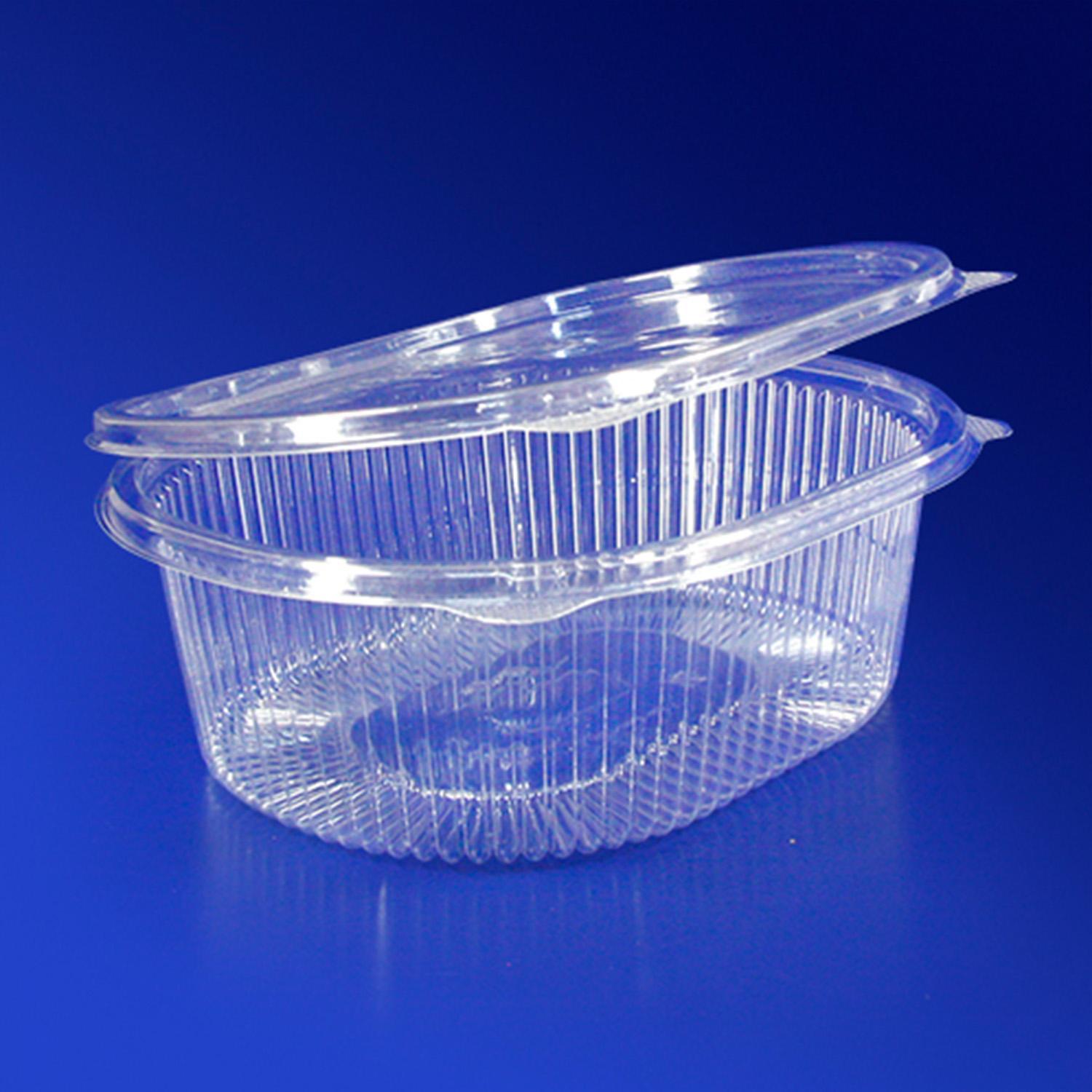 Контейнер пластиковый    750мл PET прозрачный 17,5х14,9х6,2см 300 шт/кор Аке Пласт