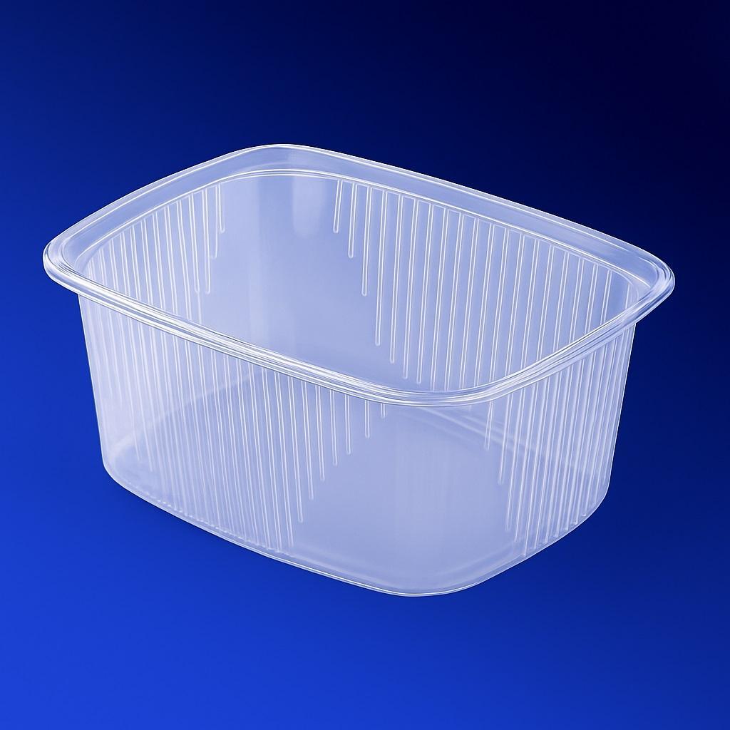 Контейнер пластиковый    250мл PP прозрачный 10,8х8,2х4,9см 100шт/уп