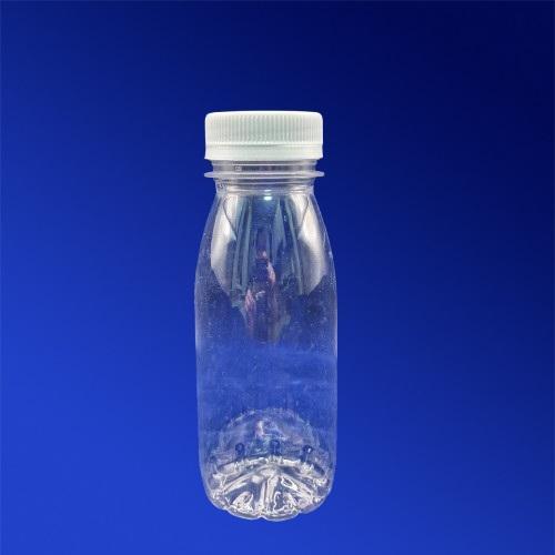 Бутылка  200 мл PET круглая прозрачная с крышкой диаметр горловины  3,8см h14,0см