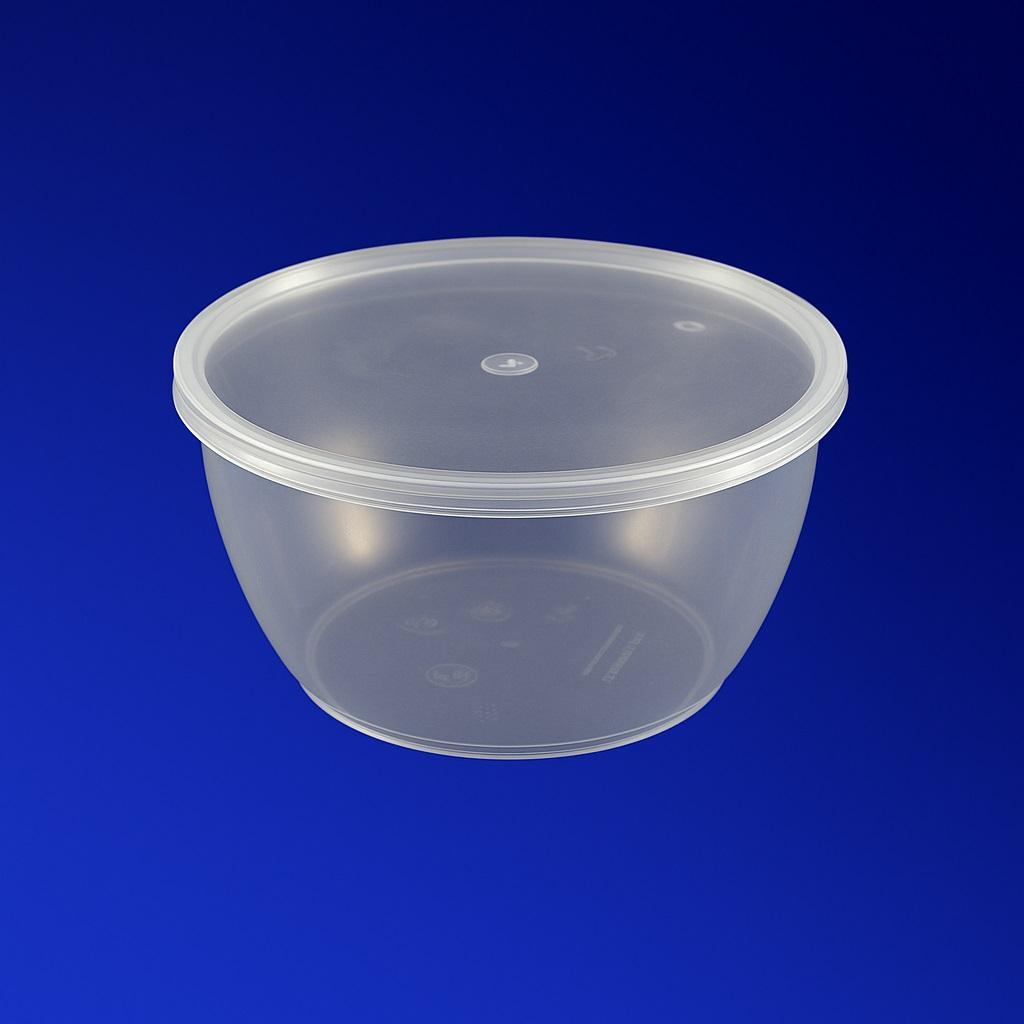 Банка  360мл РР прозрачная d11,2х5,5см с крышкой 216шт/кор