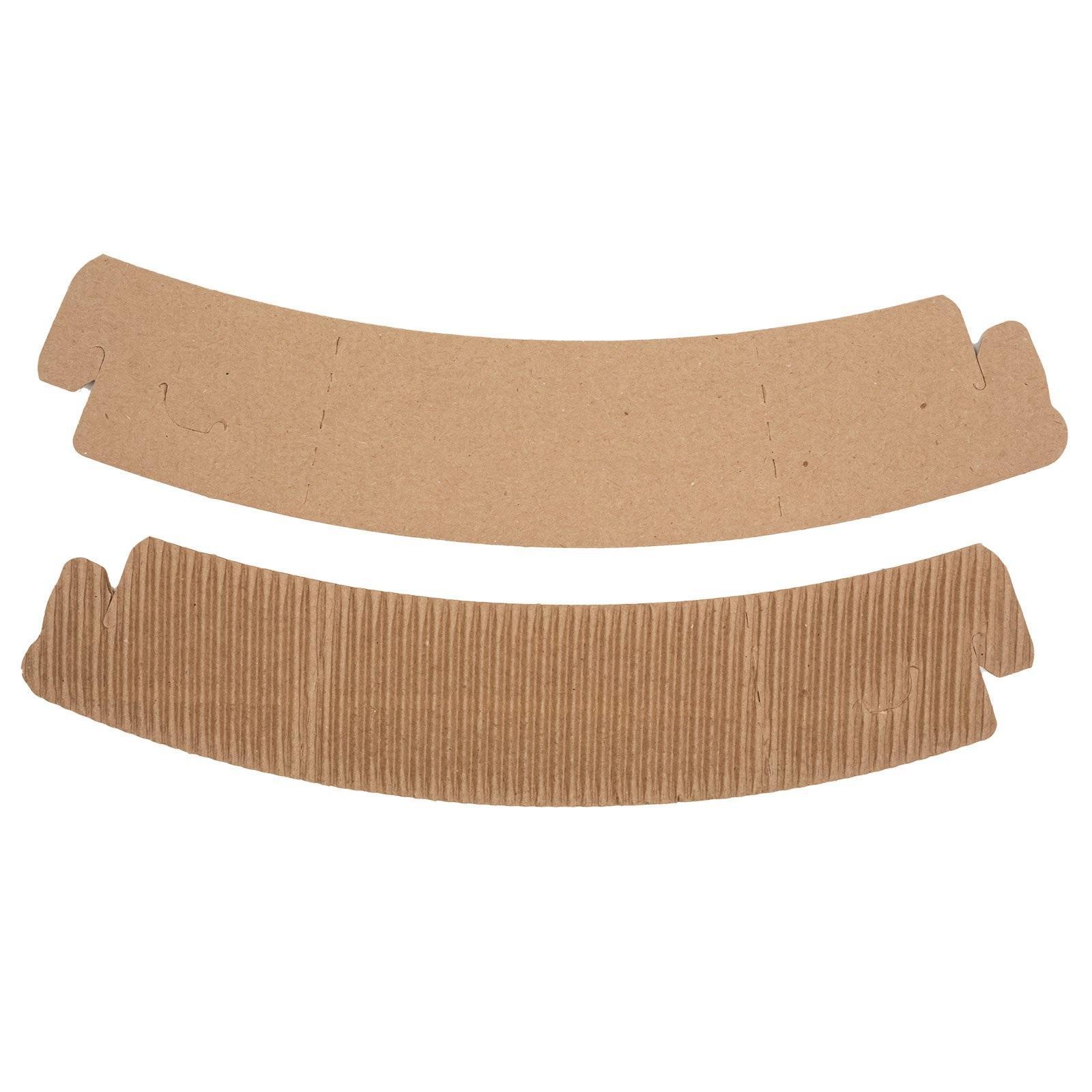 Манжета на стакан 280х55 крафт МГК без печати 2-х сл