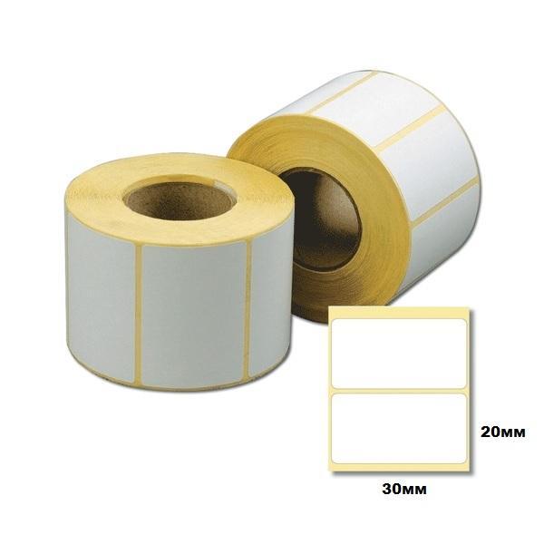 Этикетка самоклеящаяся 30х20 ЕСО 1500шт/рул