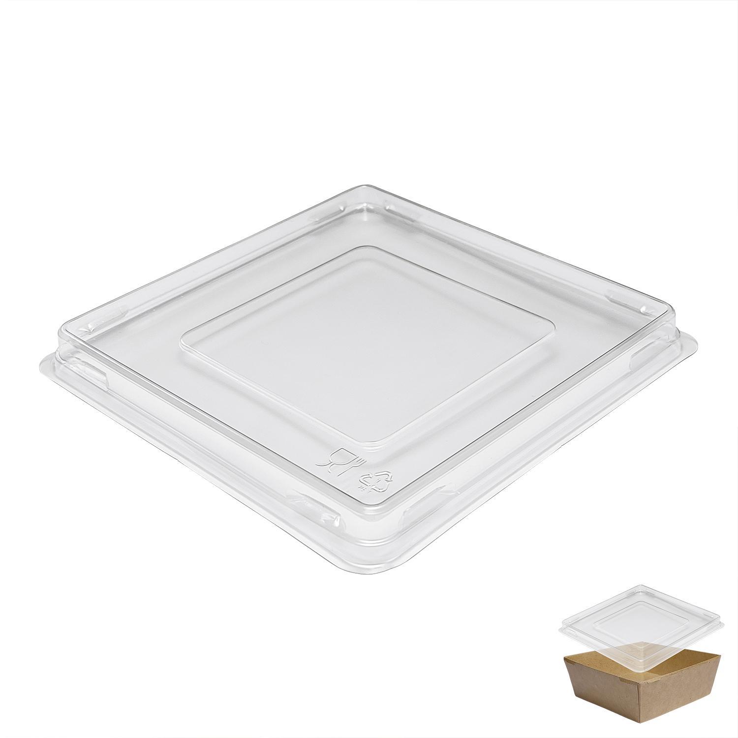 Крышка  OSQ SmartPack 550 14,2х14,2х1,35см плоская ПЭТ