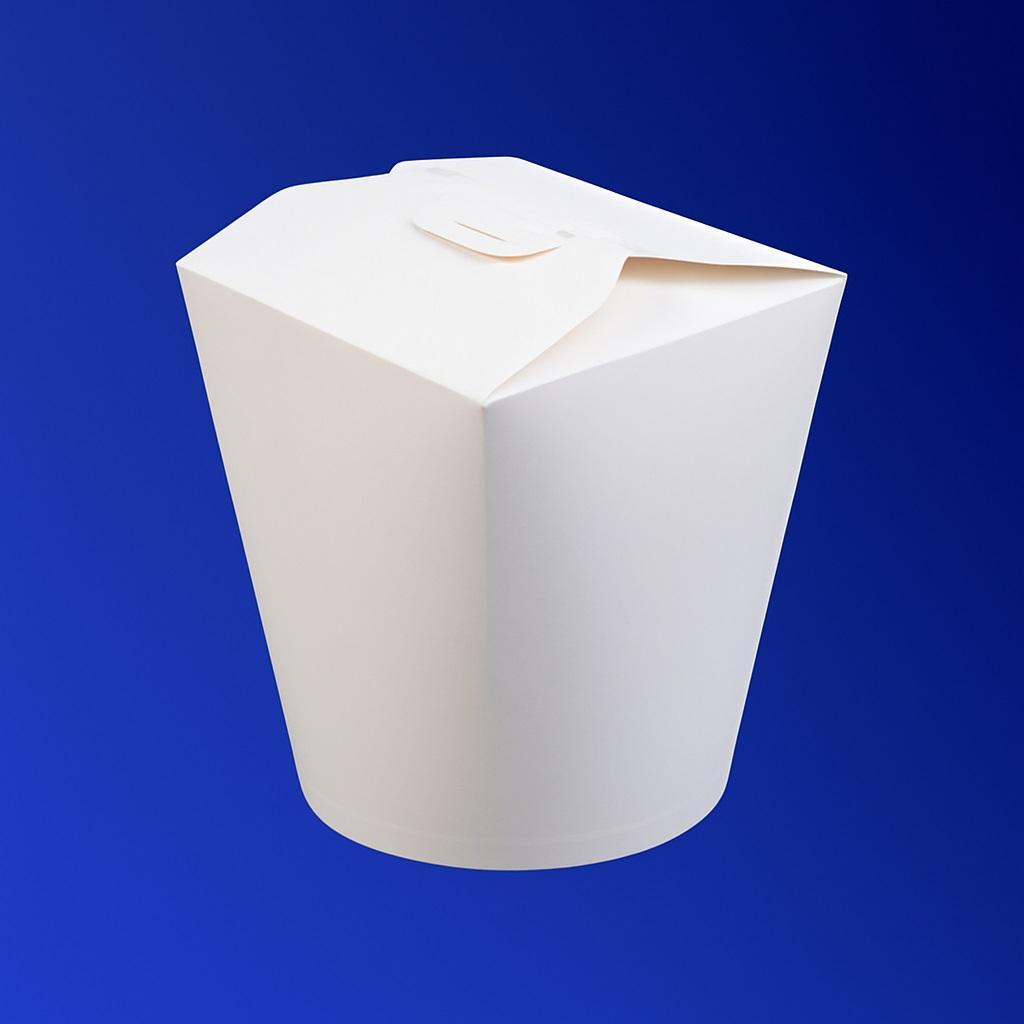 Упаковка для лапши Чайна-бокс 700мл белая d11,1см h9,6см