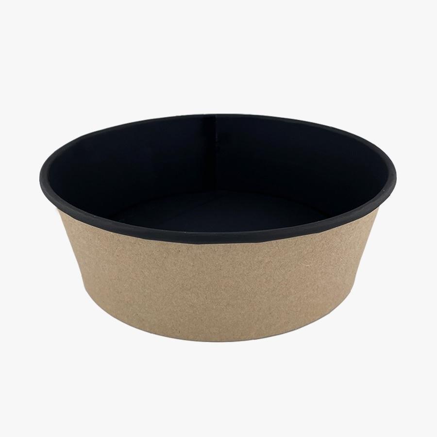 OSQ Round Bowl  750 BLACK WOOD Контейнер d15см  h6,1см (крышка отдельно)