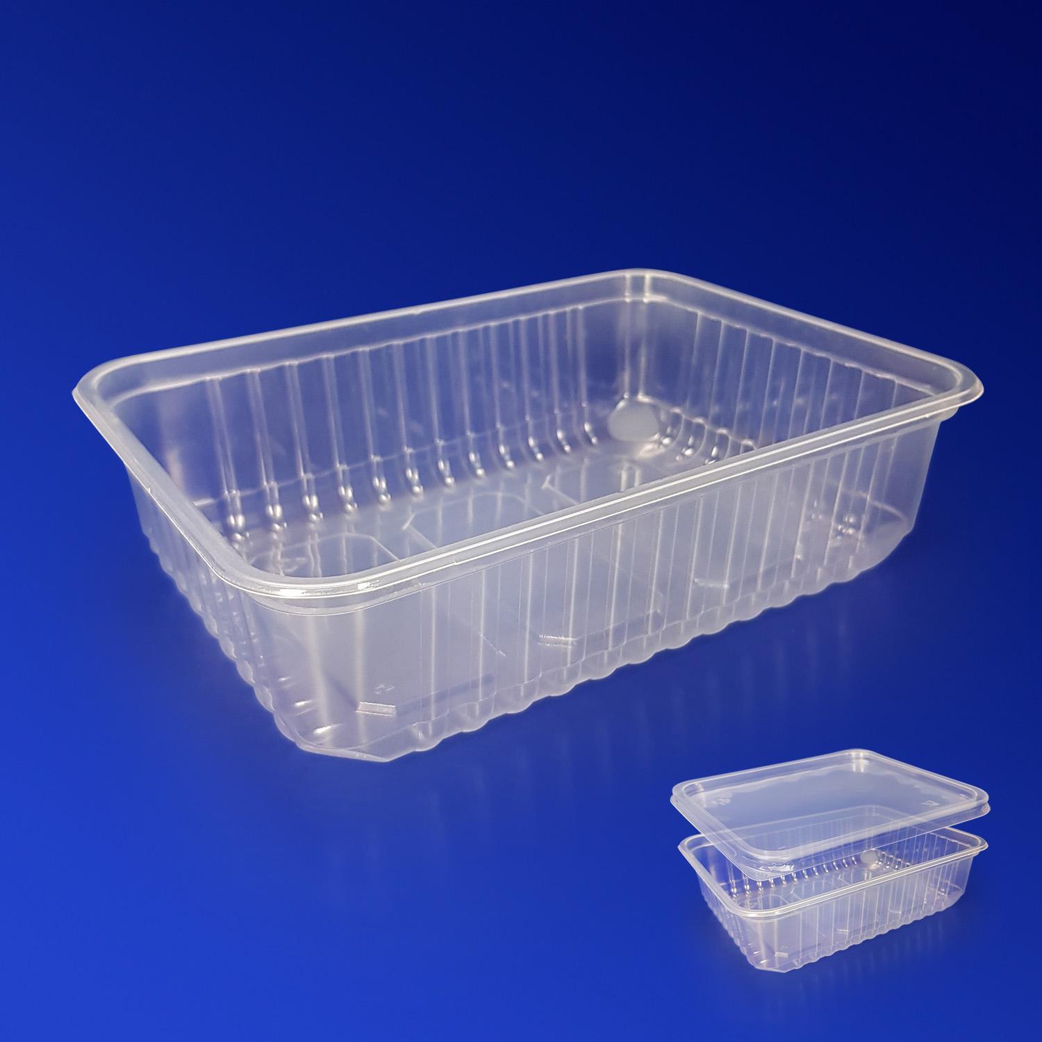 Контейнер пластиковый    750мл PP прозрачный 18х13х5см 50шт/уп