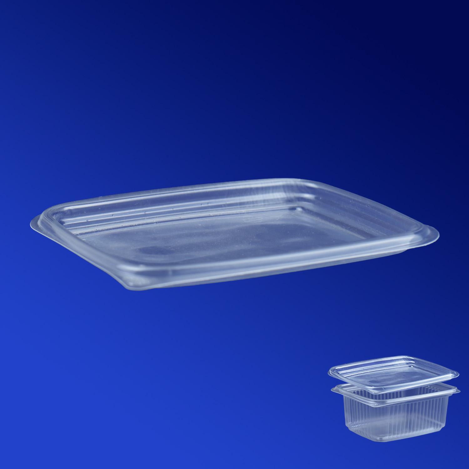 Крышка к упак  конт  108-125-500 10,8х8,2см PP  100шт/уп