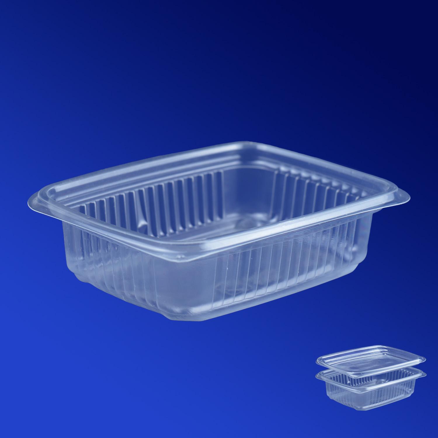 Контейнер пластиковый    125мл PP прозрачный 10,8х8,2х2,2см 100шт/уп