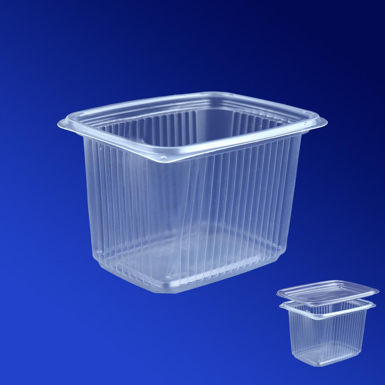 Контейнер пластиковый    350мл PP прозрачный 10,8х8,2х6,9см 100шт/уп