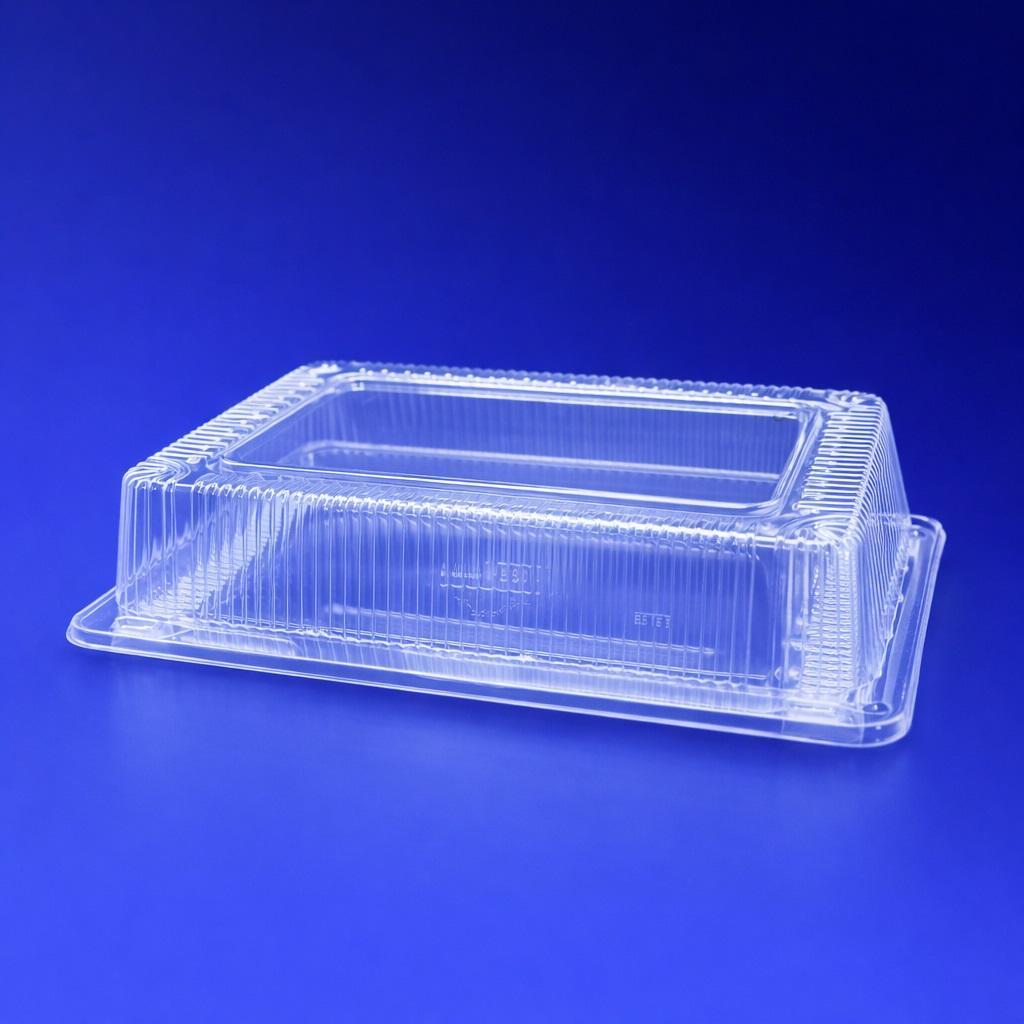 Контейнер-ракушка 26,0х19,0х6,8см PET 200 шт/кор