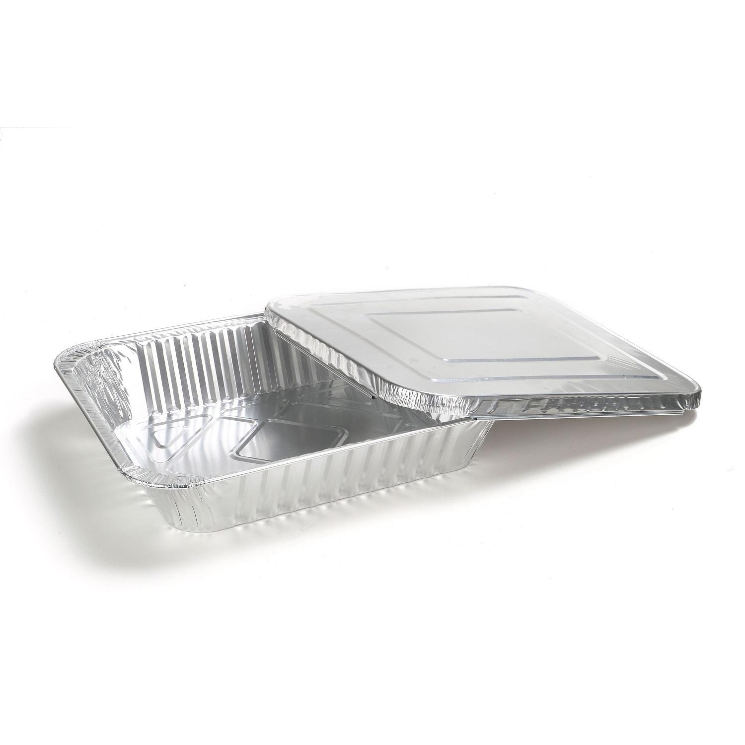 Контейнер из алюм фольги 3500мл  31,9x26,4/25,0x19,5   h 6,3см  100шт/уп