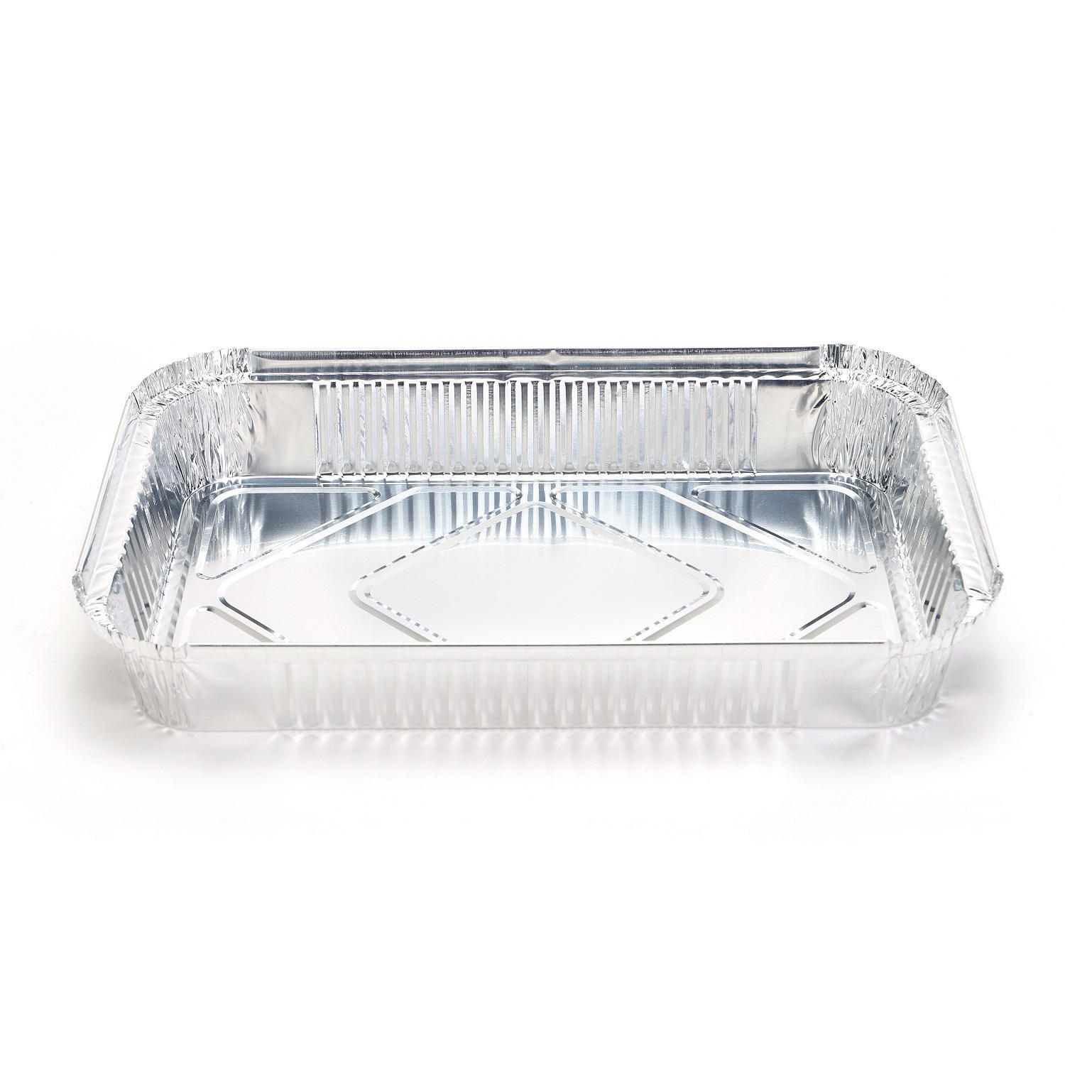 Контейнер из алюм фольги 2850мл  32,0x26,0/26,5x20,4   h 5,3см  100шт/уп