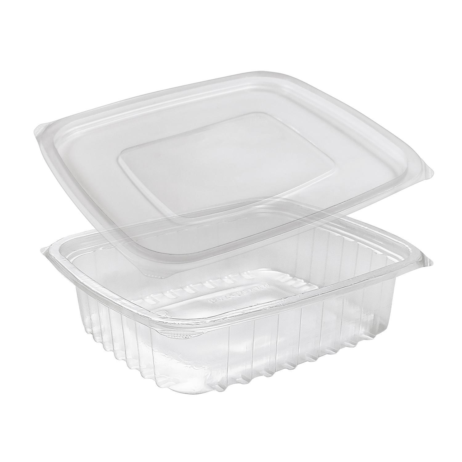 Контейнер пластиковый    750мл PP прозрачный с крышкой 19,2х16,6х4,8см