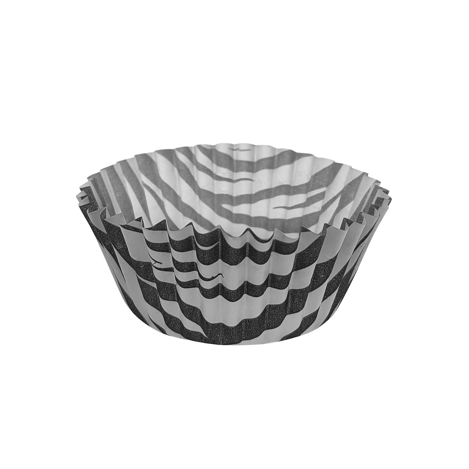 Тарталетка бумажная d4,5х2,5см зебра 1000шт/уп 40гр