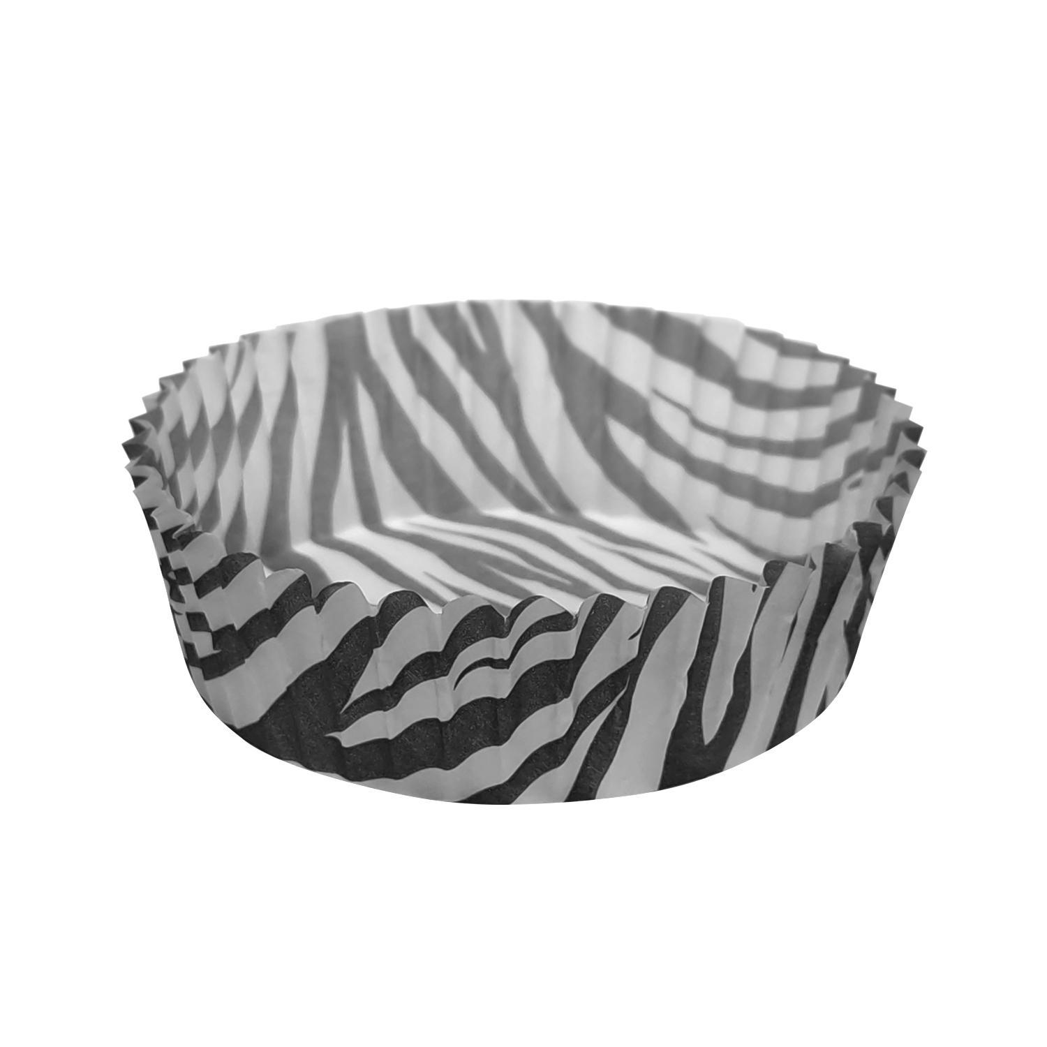 Тарталетка бумажная d7,5х2,5см зебра 1000шт/уп 40гр