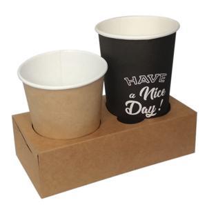 Держатель для стаканов картон 18,0х9,0х5,0см OSQ CupHolder double