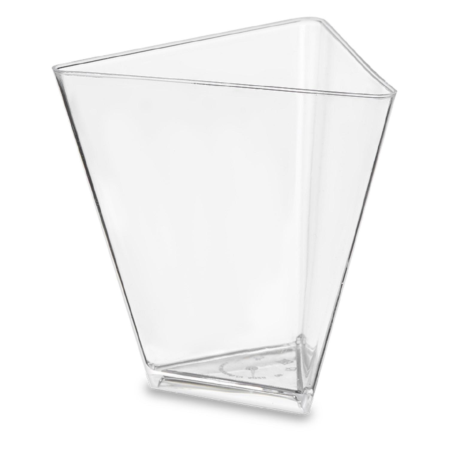 Мини-сервиз чашка Треугольник PS 70мл 6,7х6,7см h6,5см 25шт/уп