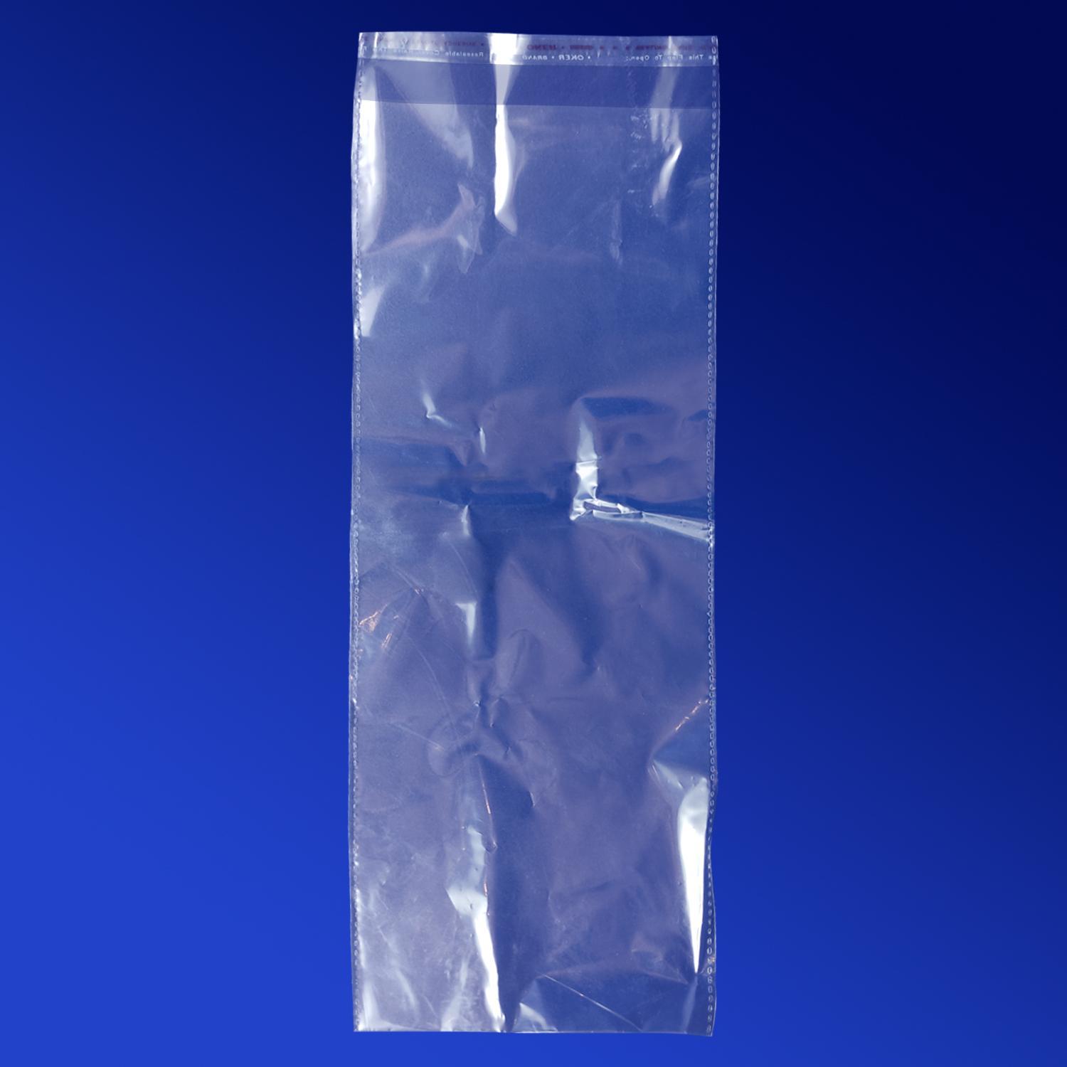 Пакет РР кастовый проз 12х37см+3см со скотч-клапаном