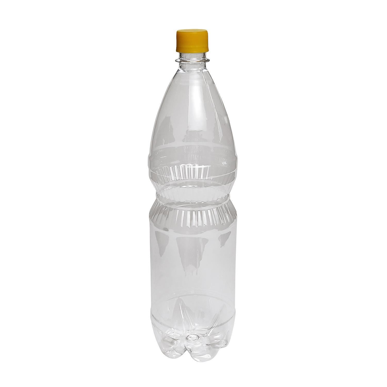 Бутылка 1500  мл PET  прозрачная с крышкой диаметр горловины 2,8см h31,0см диаметр дна 8,0см