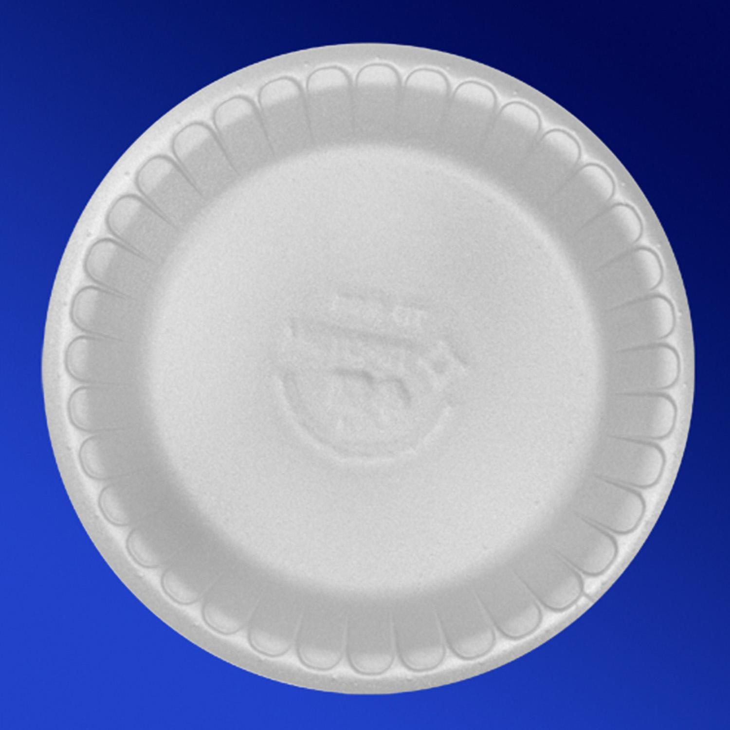 Тарелка одноразовая ВПС  d22,5см С-1 белая  100шт/уп TD-225 банкетная