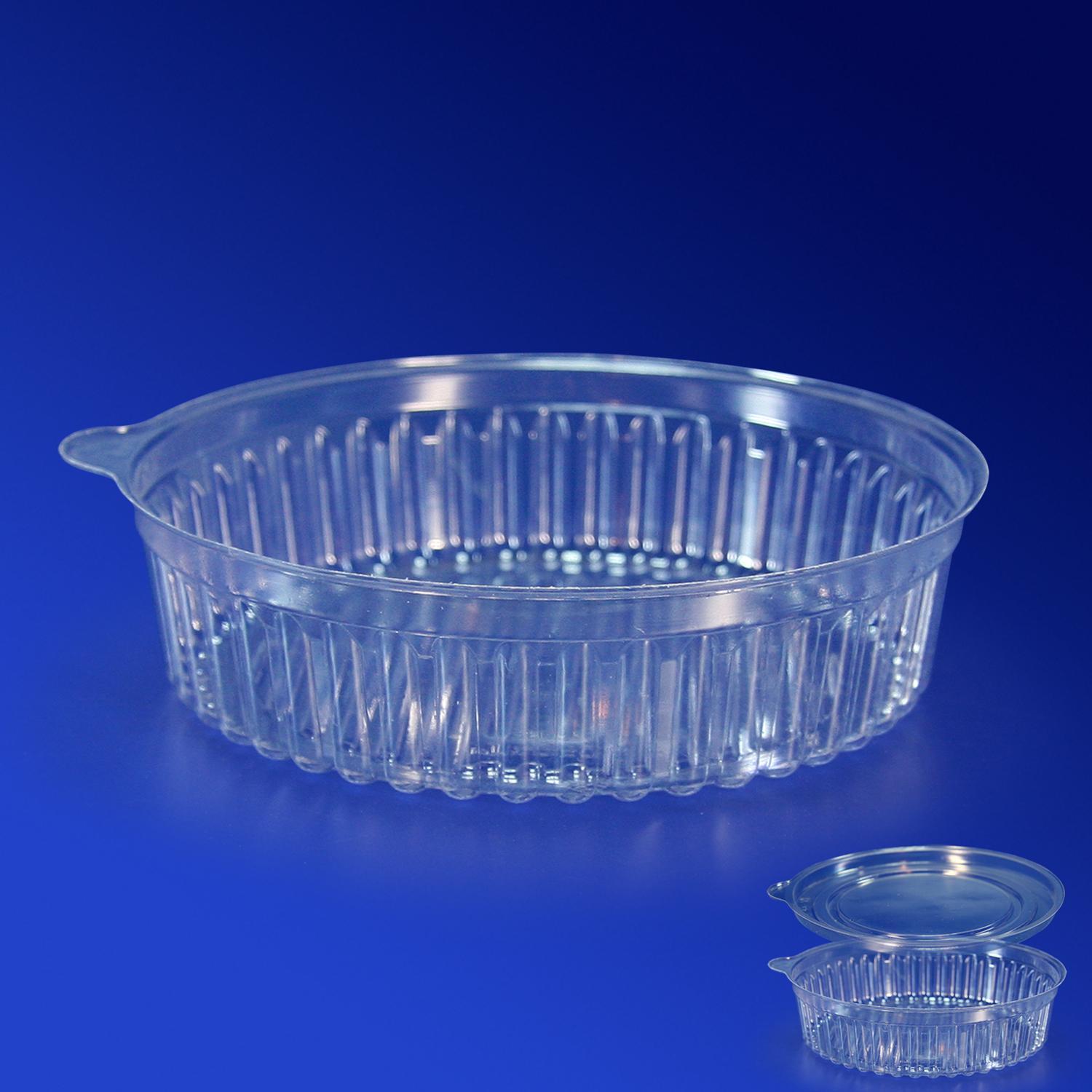 Контейнер пластиковый    250мл PS прозрачный d13,2х3,4см 500 шт/кор ИПК-250 A