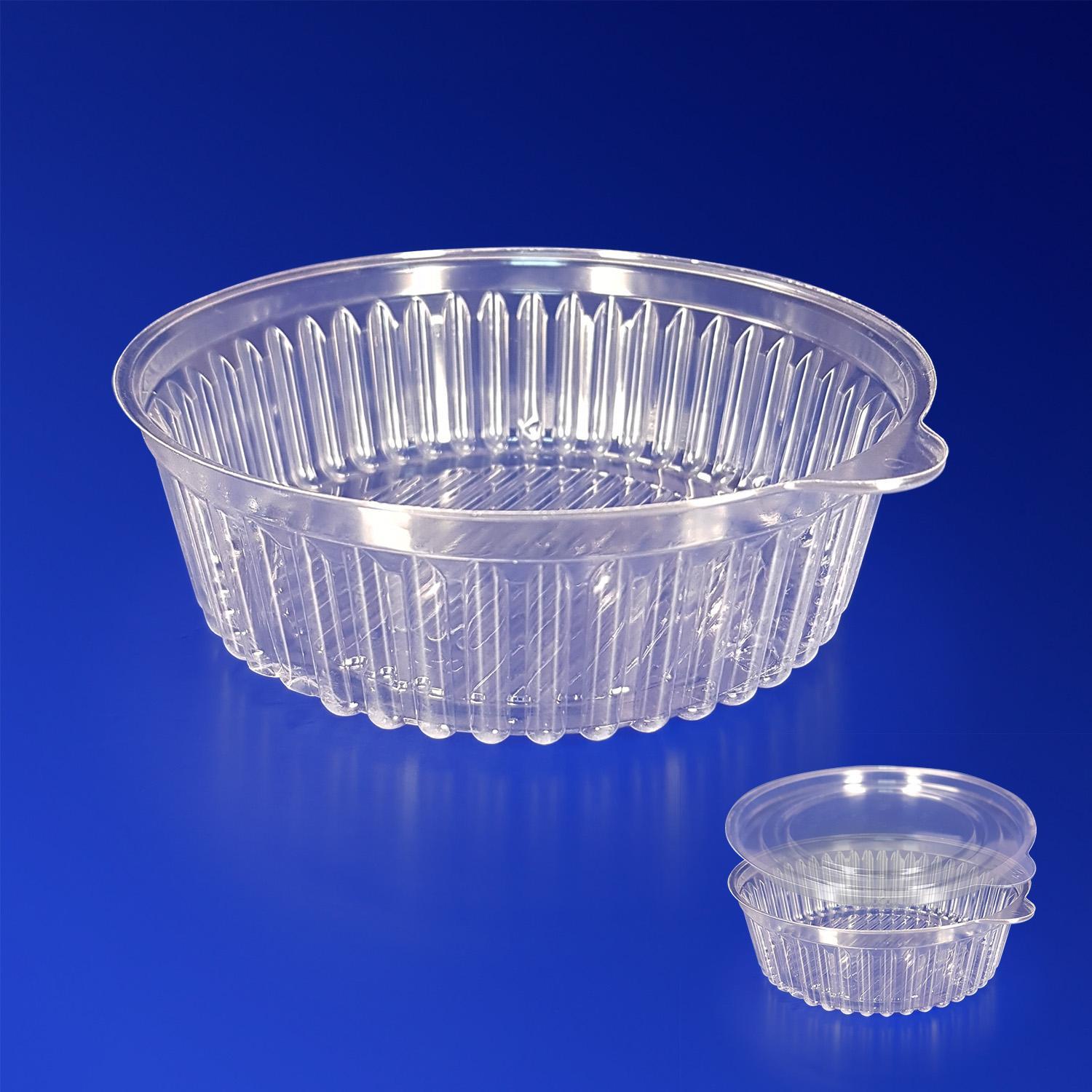 Контейнер пластиковый    350мл PS прозрачный d13,2х4,2см 500 шт/кор ИПК-350 АВ