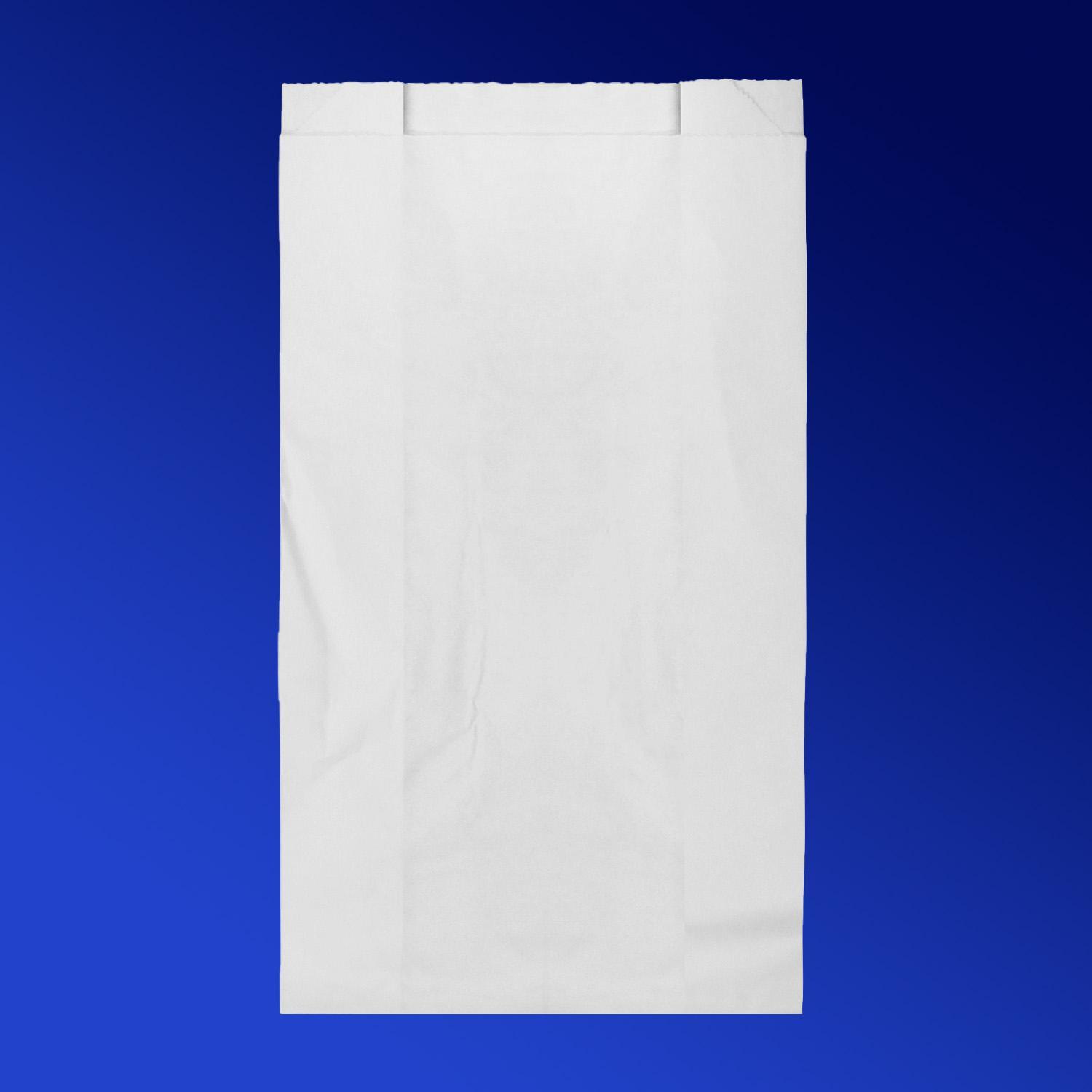 Пакет бумажный V-дно 40х25х10см белый для выпечки 50гр/м2 50 шт/уп