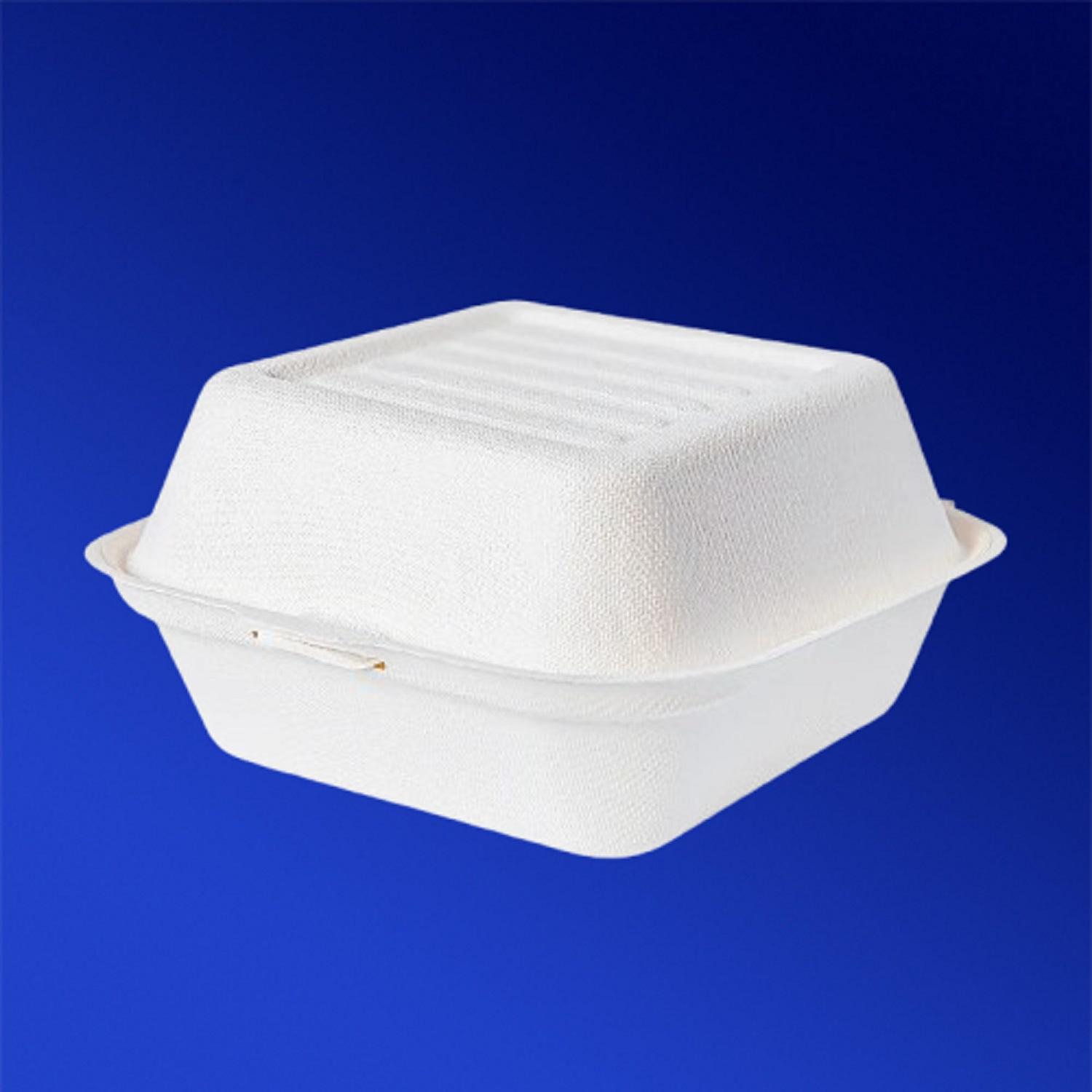 Бургербокс 15,5x15,2x7,8см 50шт/уп БИО сахарный тростник