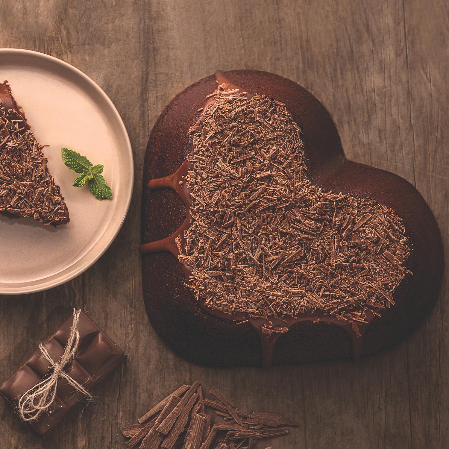 Форма для выпечки кекса Сердце 19,5x23x5,4см 1,1 литра Brasil