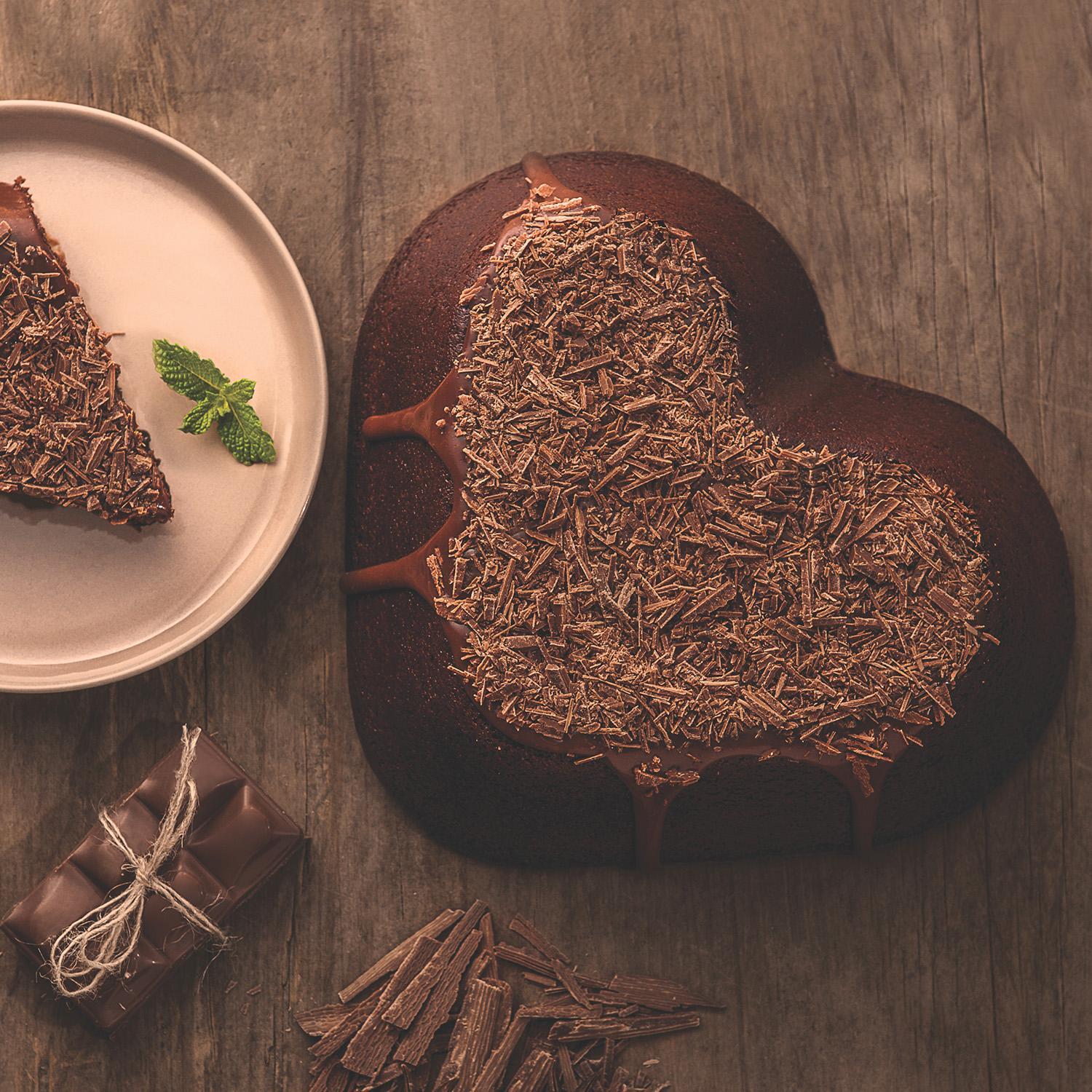 Форма для выпечки кекса Сердце 19,5x23x5,4см 1,1 литра Brasil