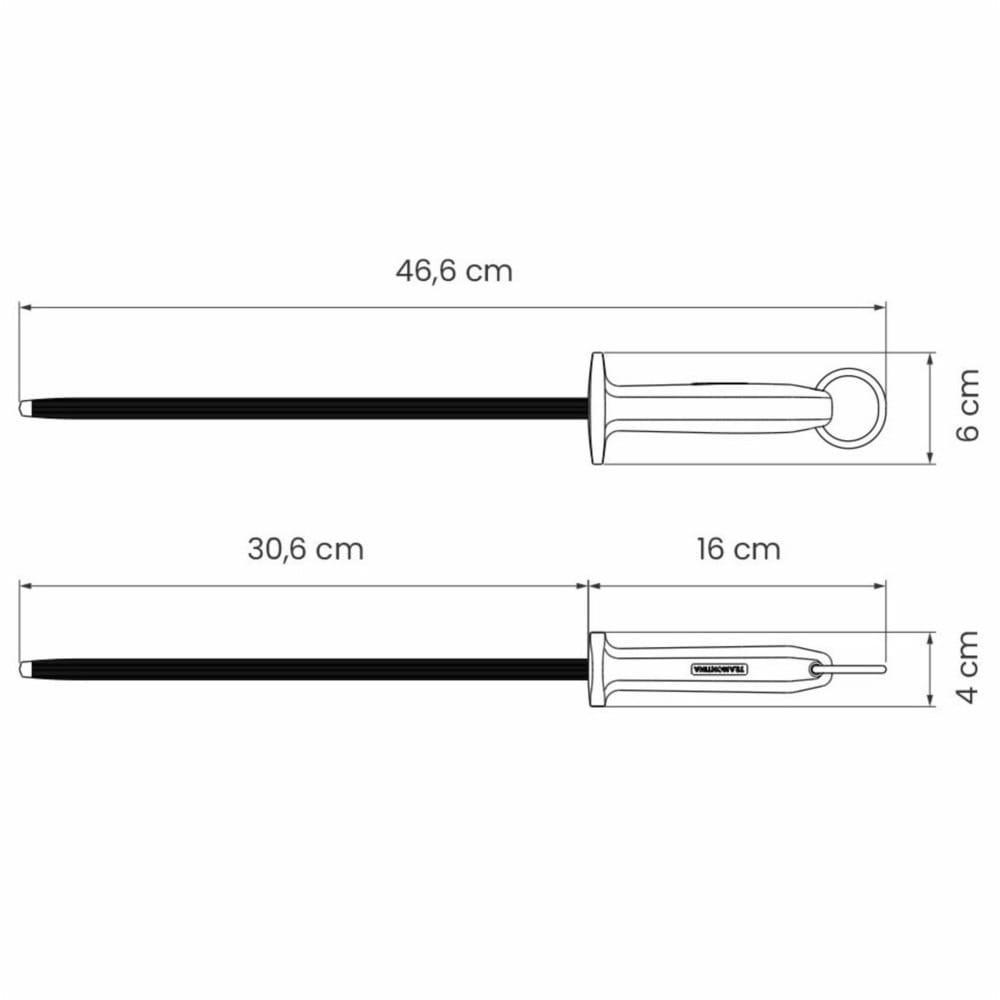 Мусат черный Professional Master 46,6см