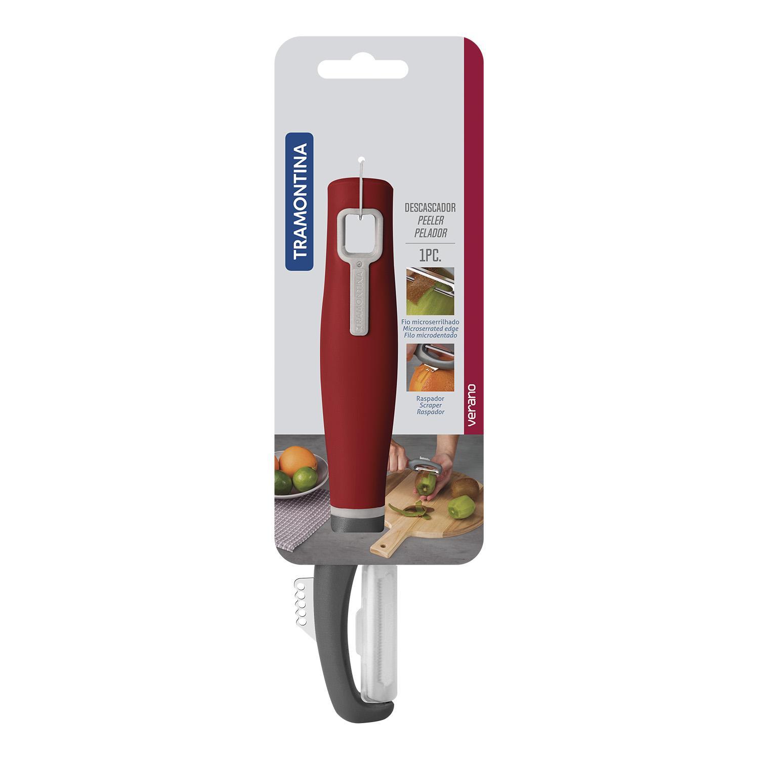 Овощечистка 20,9см Julienne Cut Verano красная для нарезание соломкой