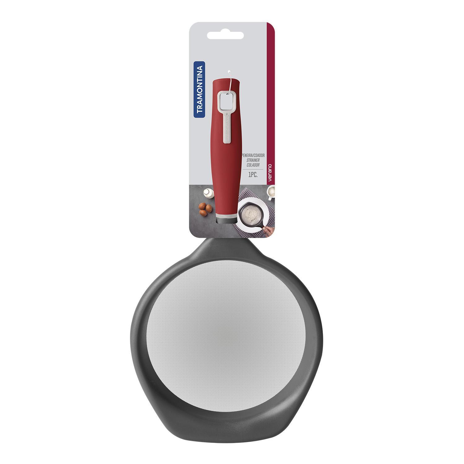 Сито кухонное 17 см Verano красносерый