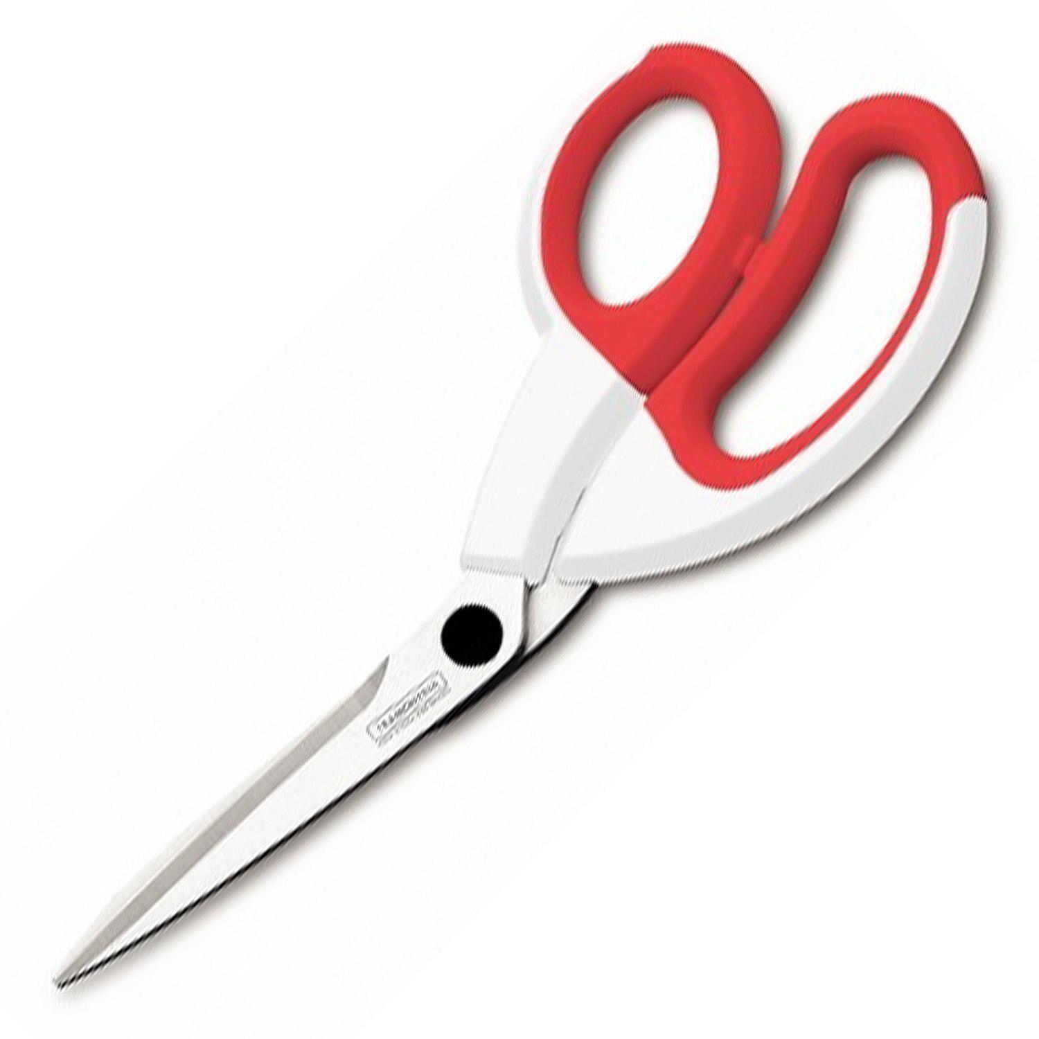 Ножницы бытовые 20,2см Colorcort краснобелые